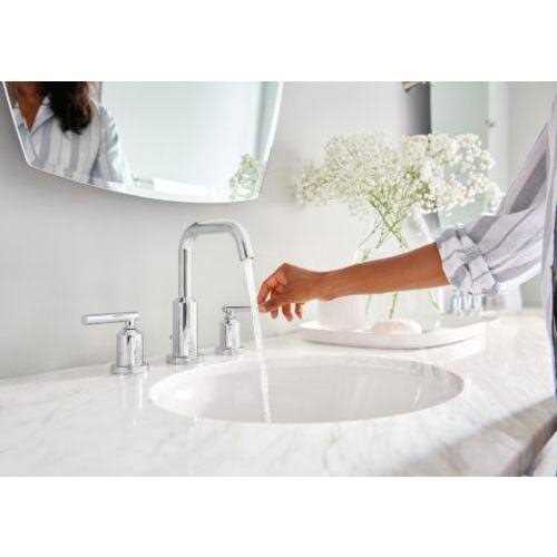 Moen Georgene Spot Resist Stainless Steel 1-Handle Deck-Mount High-Arc Touchless Kitchen Faucet 87912EWSRS - MT - Mrs Treak