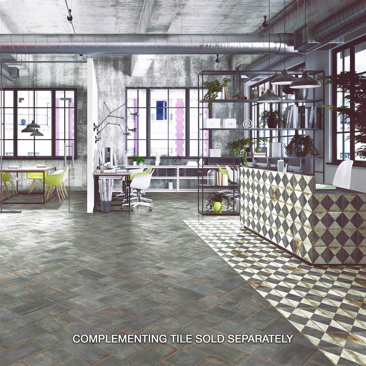 Merola Tile D’Anticatto Decor Florence 8-3/4 in. x 8-3/4 in. Porcelain Floor and Wall Tile - MT - Mrs Treak