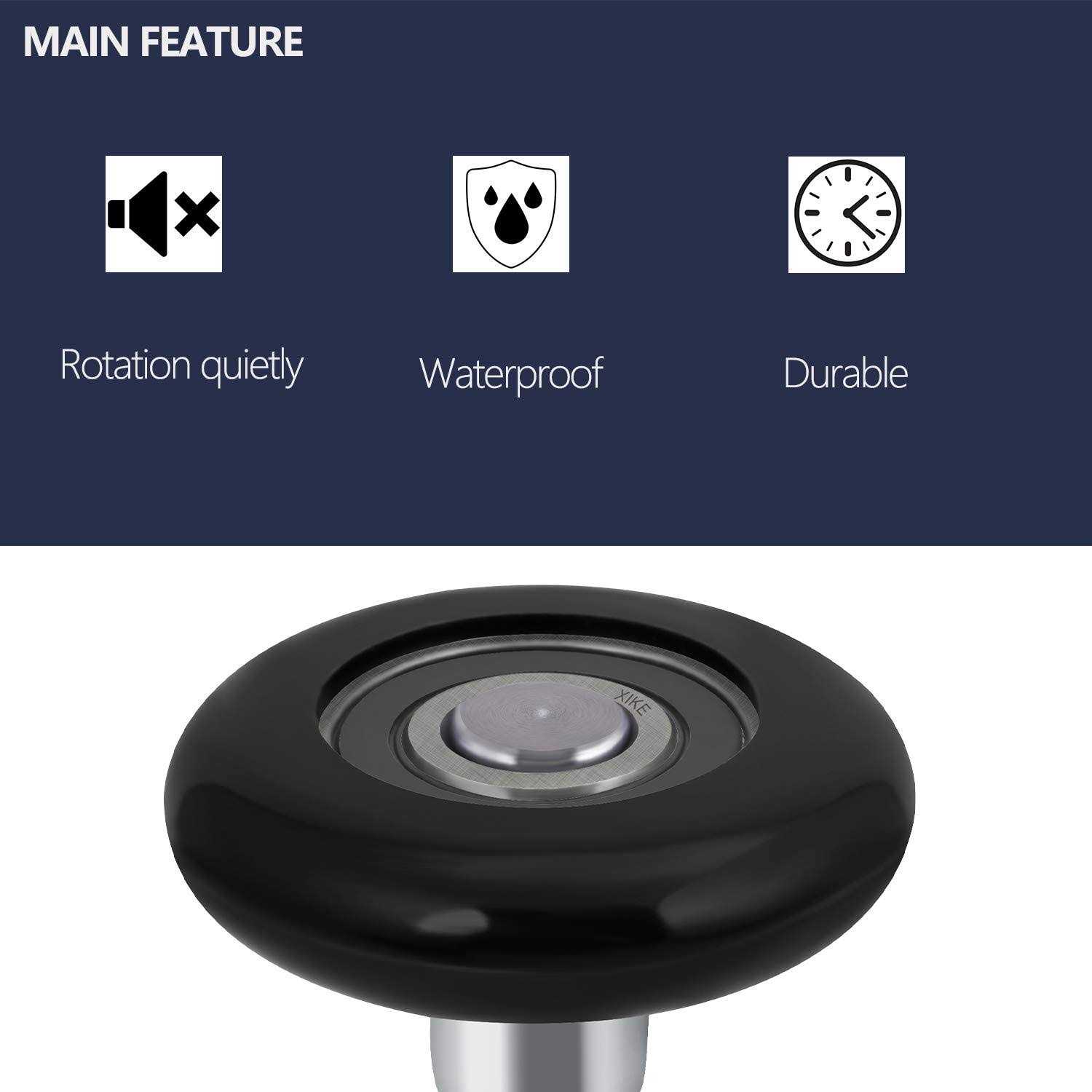 XiKe 10 Pack Blue 2 Nylon Garage Door Roller 7 Stem, Quiet/Durable and High Load - MT - Mrs Treak