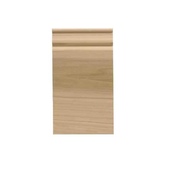 ORNAMENTAL CoverTrim 7/8 in. x 5-1/4 in. x 96 in. MDF Baseboard Molding - MT - Mrs Treak