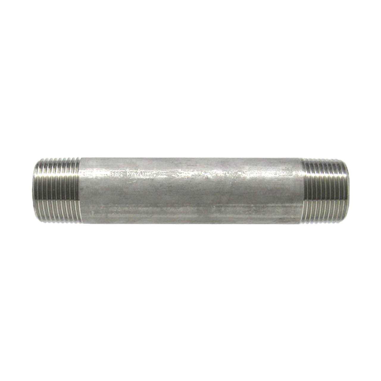 Merit Brass 304 Stainless Steel Pipe Nipple - MT - Mrs Treak