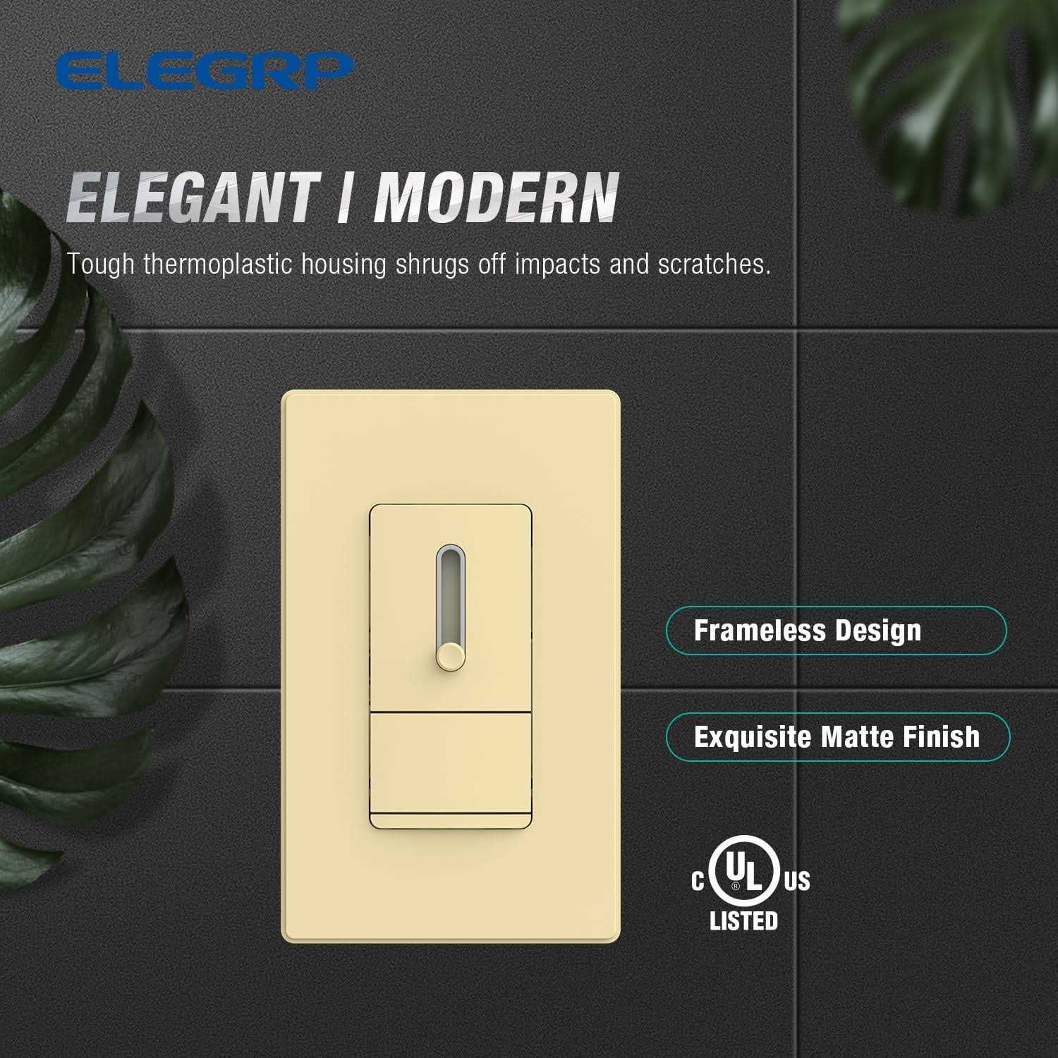 ELEGRP 15 AMP Single Outlet GFCI Adapter 3-Prong Grounded GFCI Adapter Plug - MT - Mrs Treak