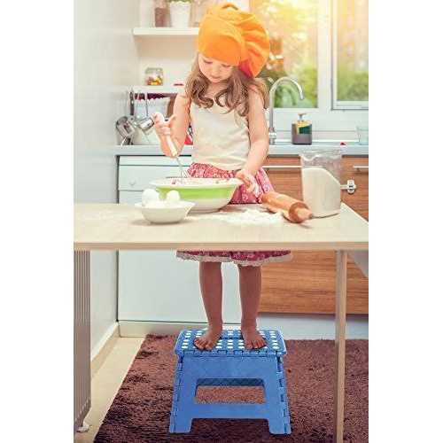 Utopia Home Foldable Step Stool for Kids 11 Inches Wide and 8 Inches Tall - MT - Mrs Treak
