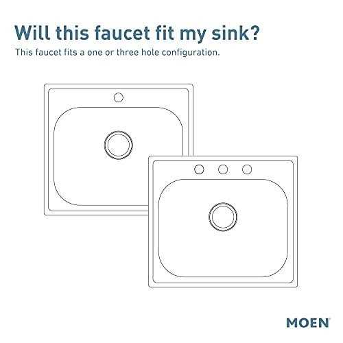 Moen 87650 Anabelle Kitchen Faucet with Side Spray - MT - Mrs Treak