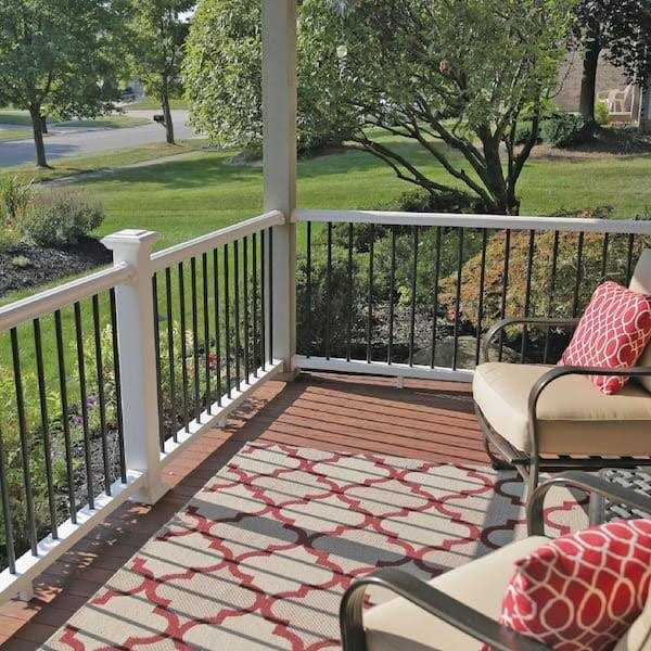 Veranda T-Rail 36 in. Vinyl Railing Level Kit - MT - Mrs Treak