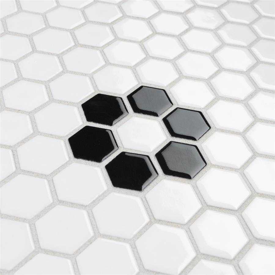Metro Hex Porcelain Mosaic Wall & Floor Tile Merola Tile - MT - Mrs Treak