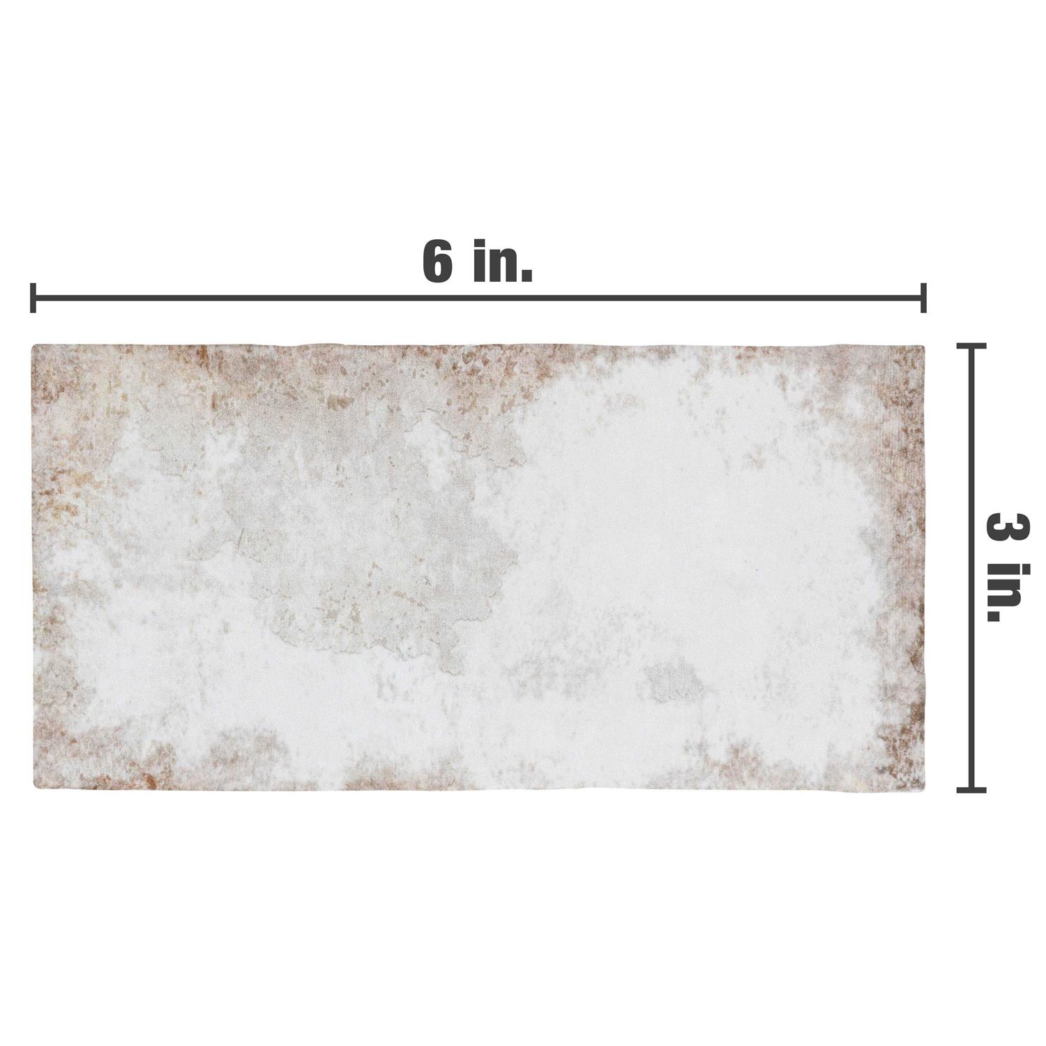 Merola Tile Biarritz 3 in. x 6 in. Ceramic Wall Tile - MT - Mrs Treak