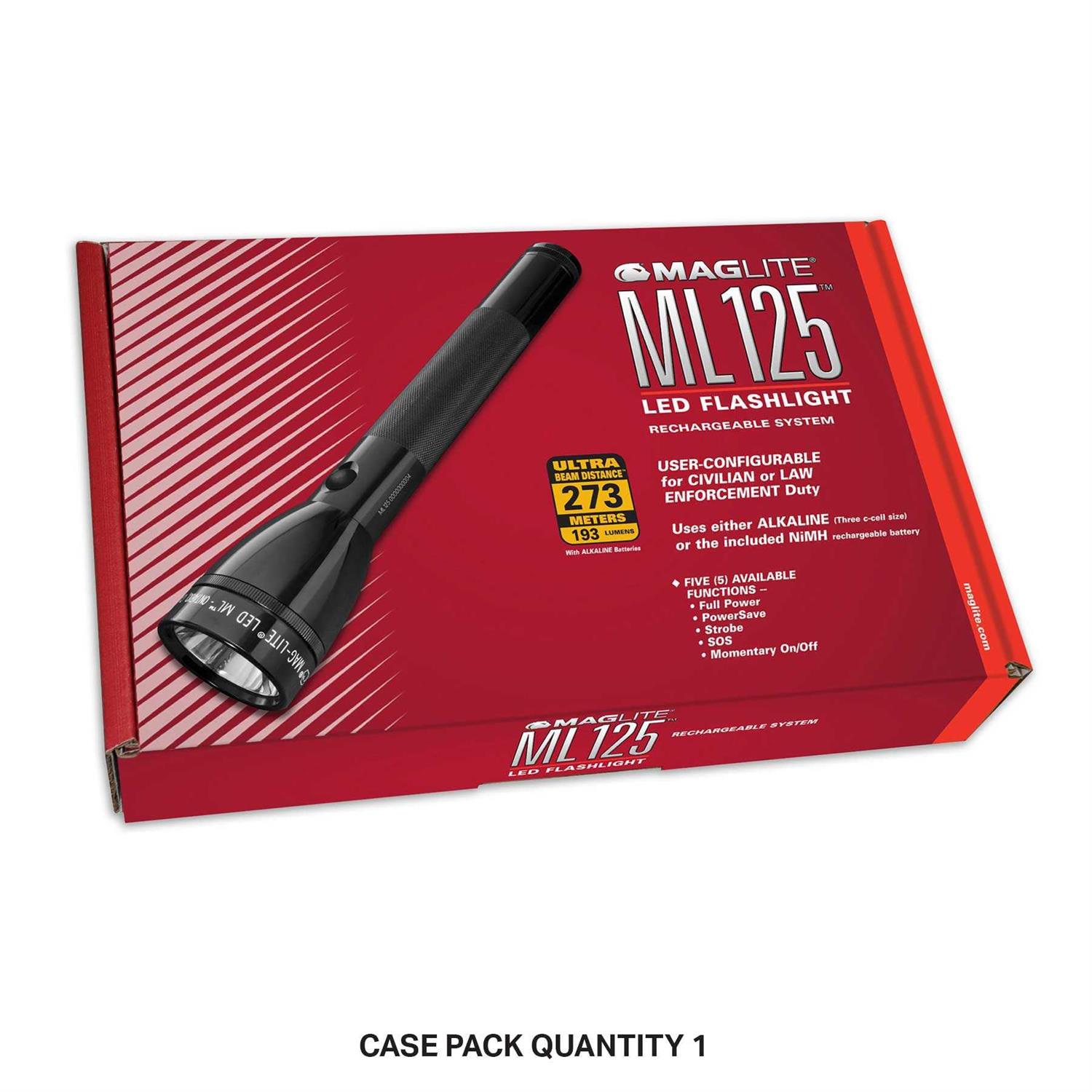 Maglite ML100 3 C Cell LED Flashlight - MT - Mrs Treak