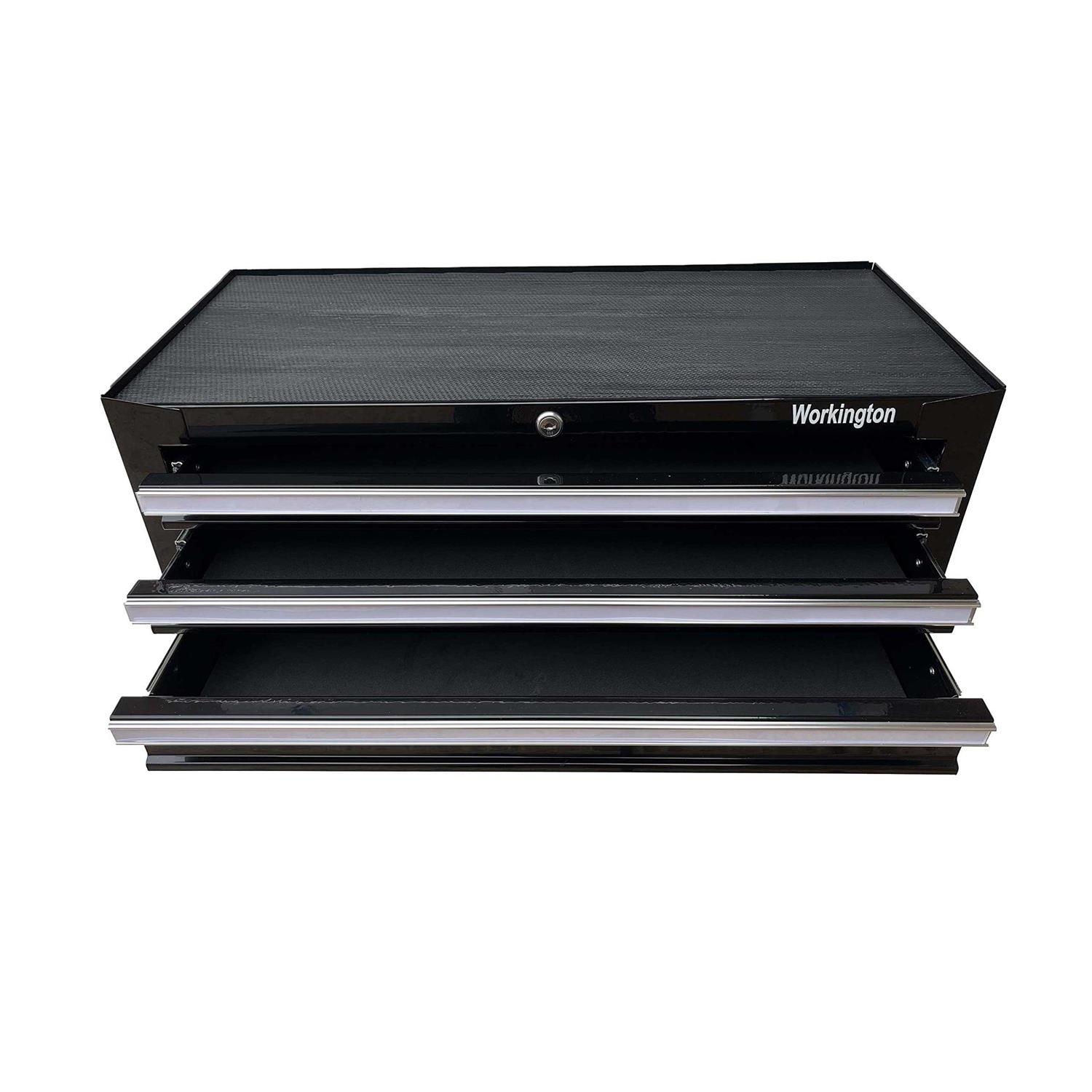 Workington Industrial Drawers Portable Metal Intermediate Box 26 Middle Tool Chest Cabinet with Ball Bearing Drawer Slides - Mrs Treak