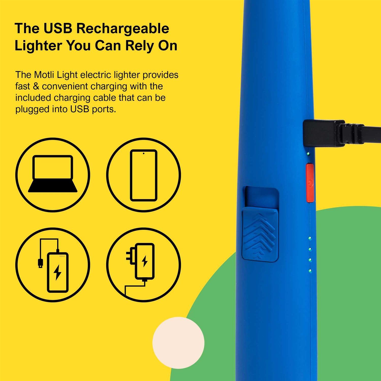The USB Lighter Company The Motli Light USB Lighter - MT - Mrs Treak