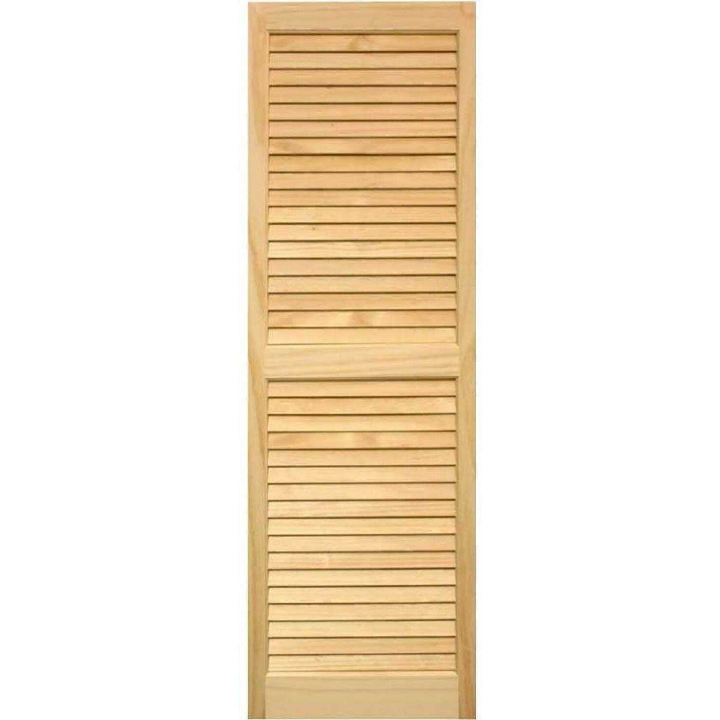 Pinecroft SHL39 Exterior Louvered Shutters 15 x 39 - MT - Mrs Treak