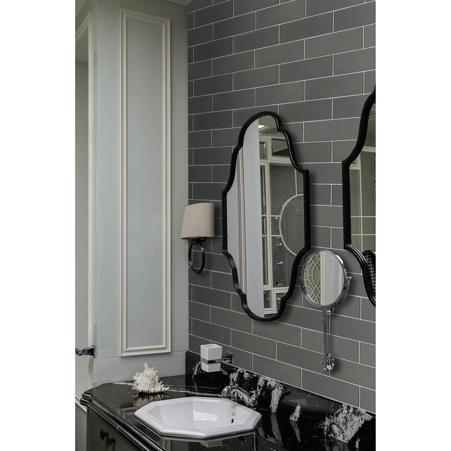 WS Tiles Premium 4 in. x 12 in. Individual Glass Subway Wall Tile - Mrs Treak