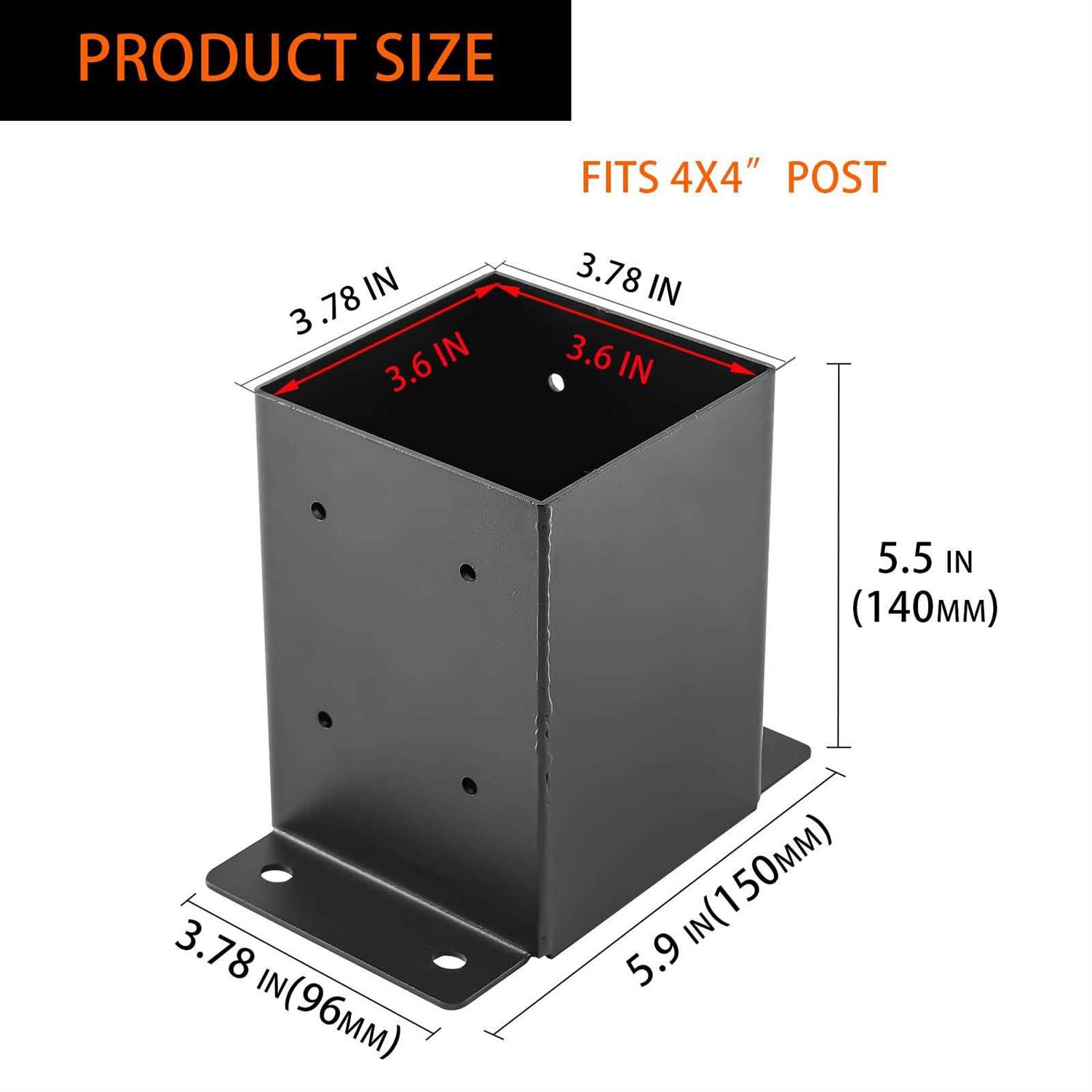 Positive Insulated Battery Power Junction Post Block 3/8 Lug X 16 Thread - MT - Mrs Treak