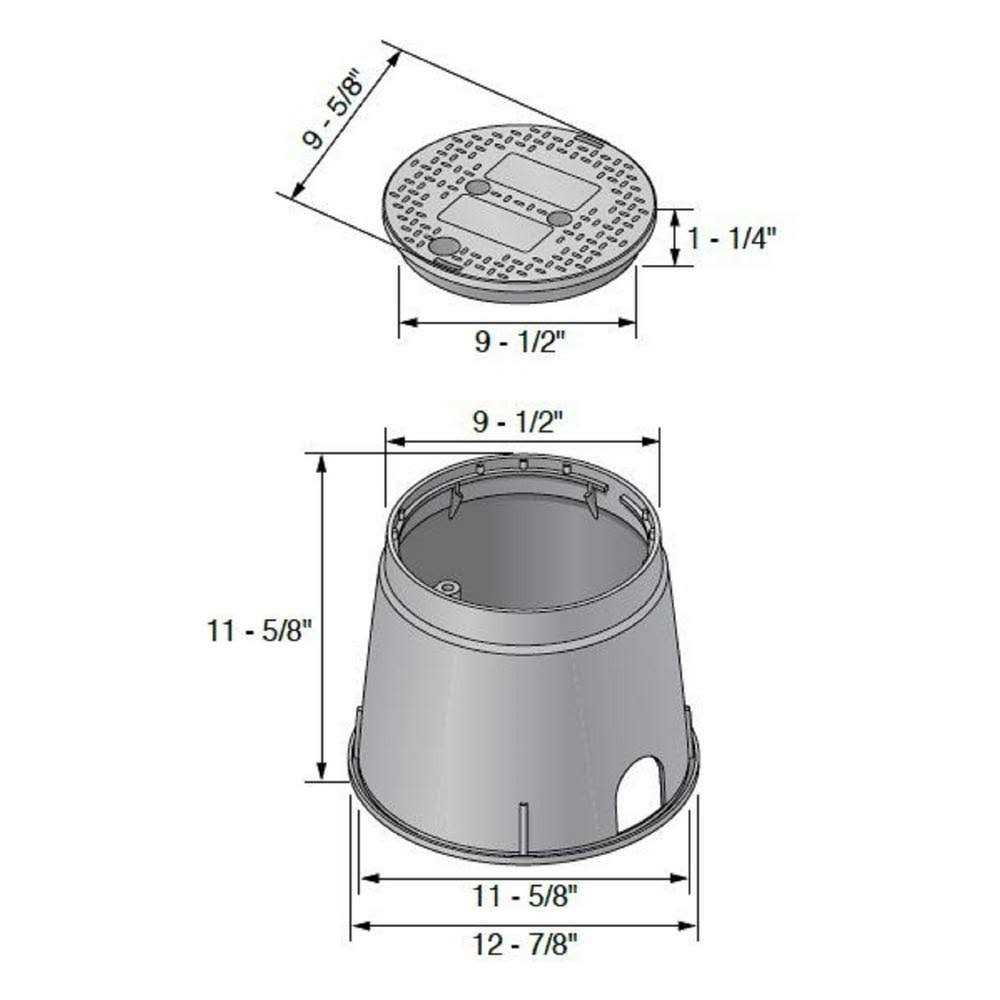 NDS Round Valve Box Cover - MT - Mrs Treak