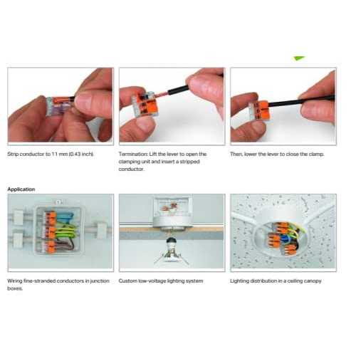 Wago 221 Series 3 Port Lever Wire Connector 3014062 - MT - Mrs Treak