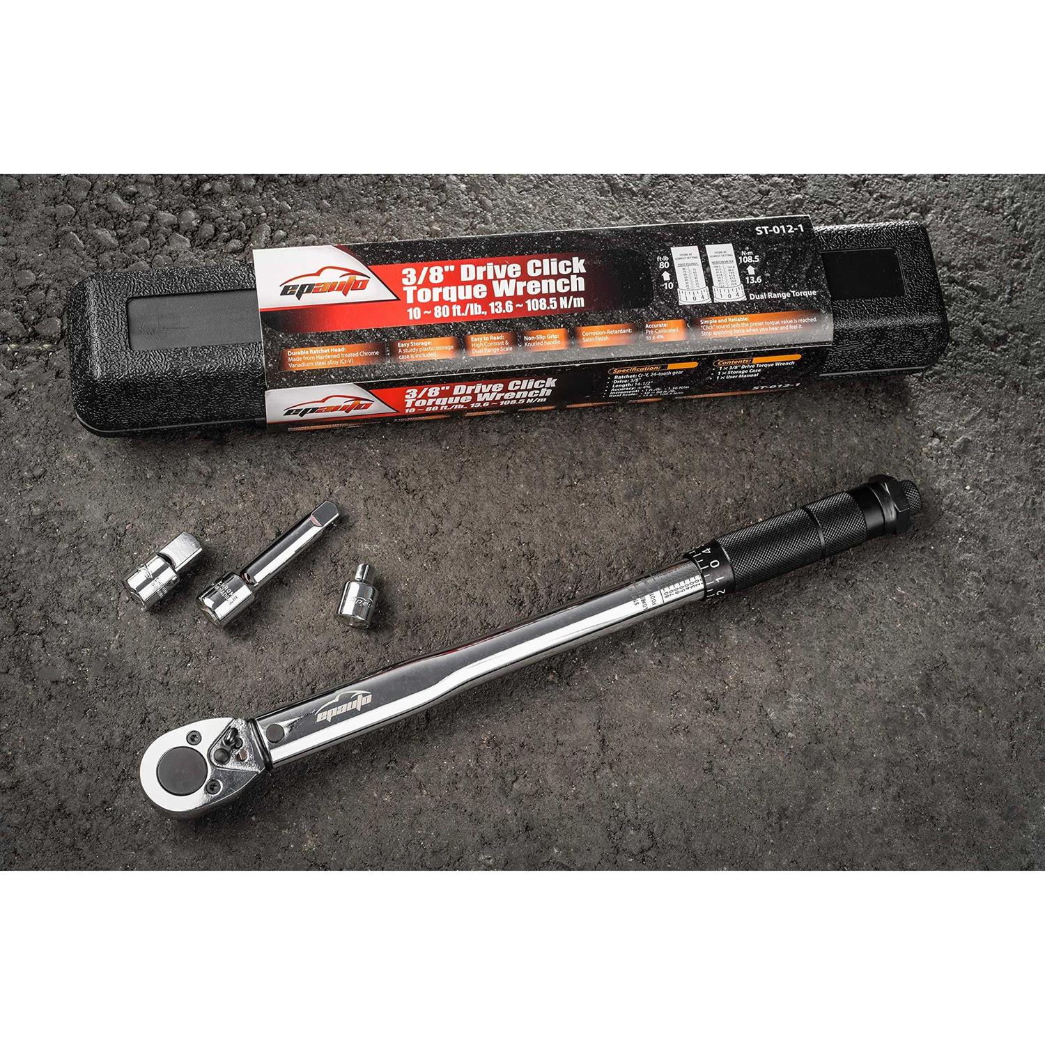 Epauto 3/8-Inch Drive Click Torque Wrench - MT - Mrs Treak