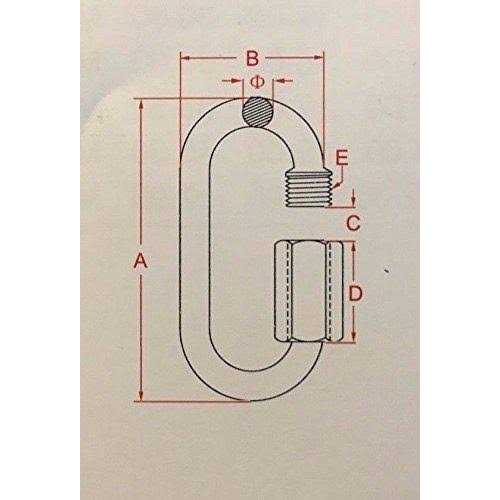 US Stainless Stainless Steel 316 Quick Link Marine Grade - MT - Mrs Treak