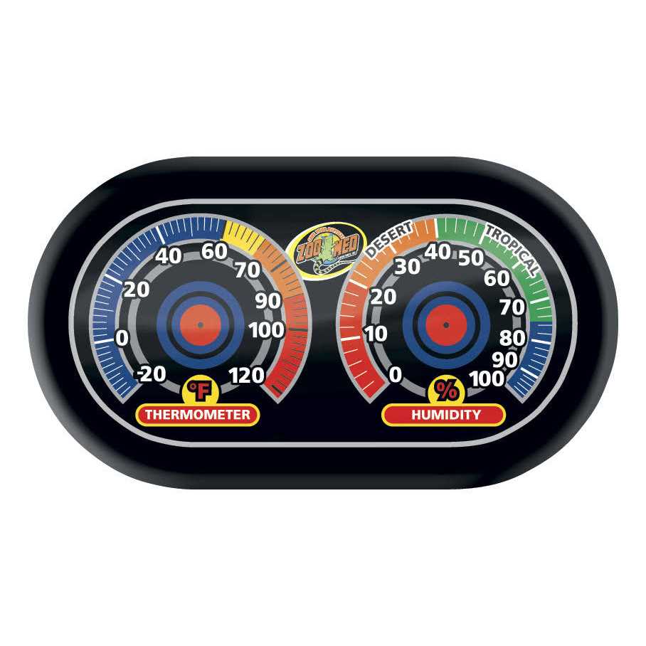 Zoo Med Digital Thermometer Humidity Gauge - MT - Mrs Treak