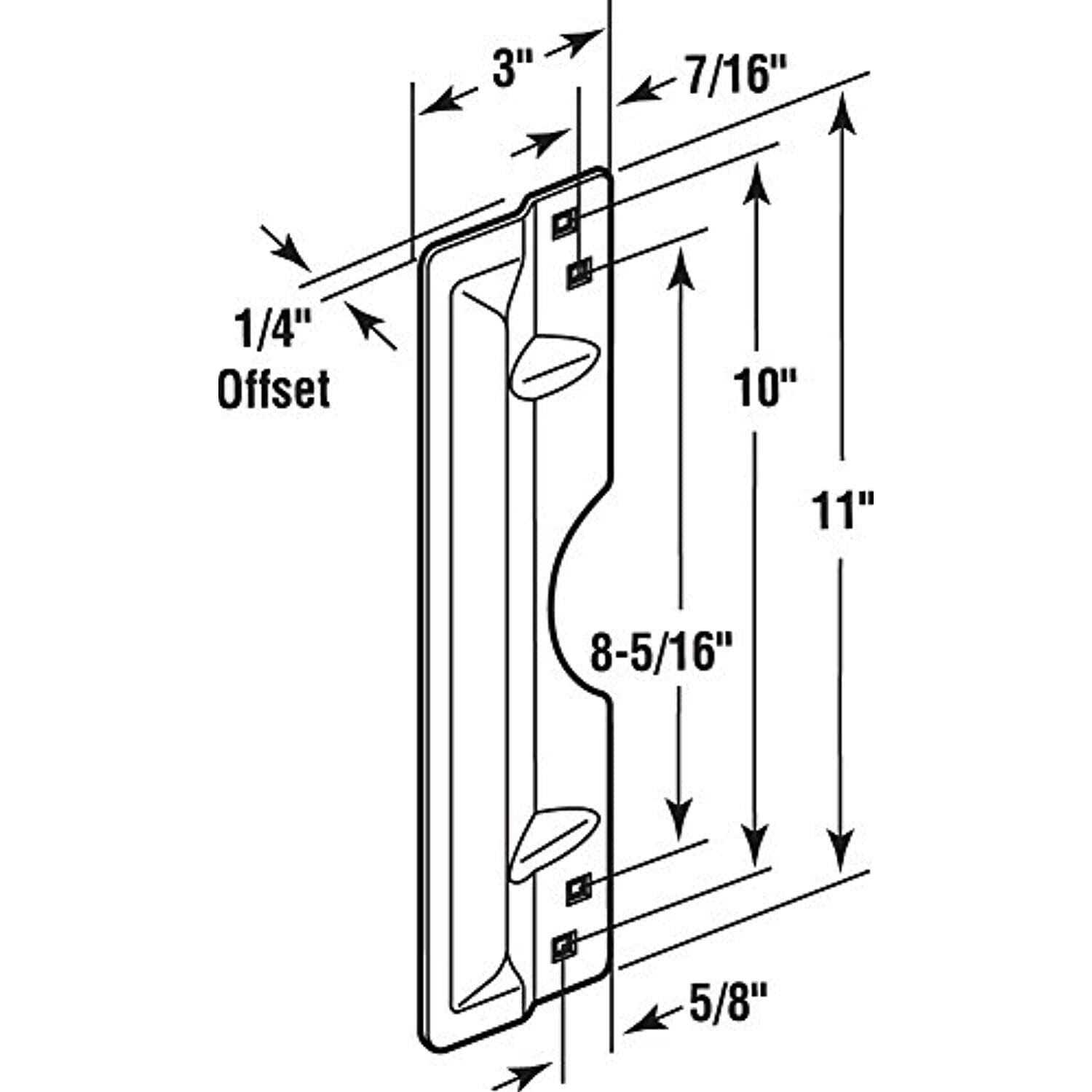 Prime Line U 10882 Satin Nickel Cabinet Door Elbow Catch - MT - Mrs Treak