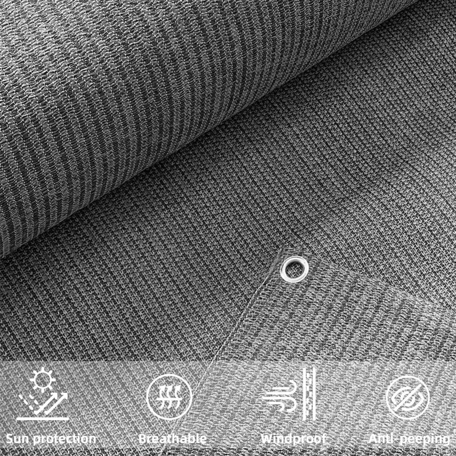 Sunny & Fun 0.4-in x 12-in Wrought Iron Metal Polypropylene Garden Fence Panel SKYHD70242 - MT - Mrs Treak