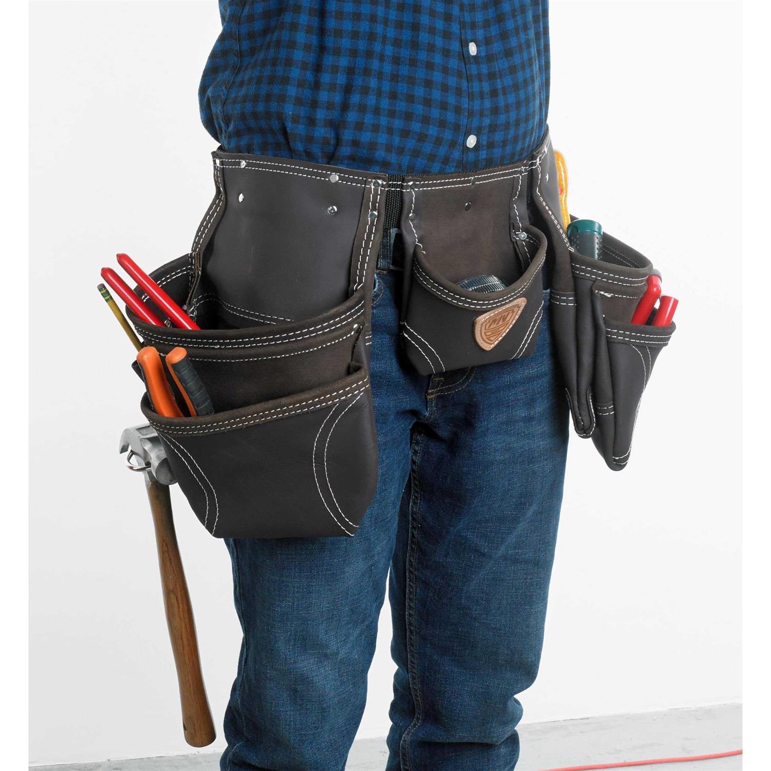 Mcguire-Nicholas 526-CC Brown Professional Electrician’s Pouch - MT - Mrs Treak