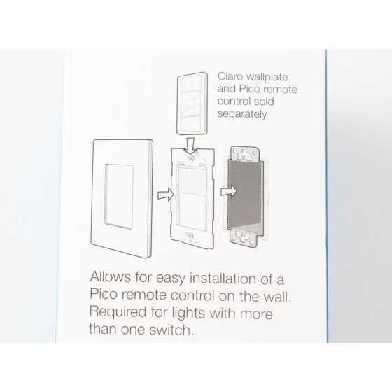 Lutron Pico Smart Remote Wall-Mounting Kit PJ2-WALL-WH-L01 - MT - Mrs Treak