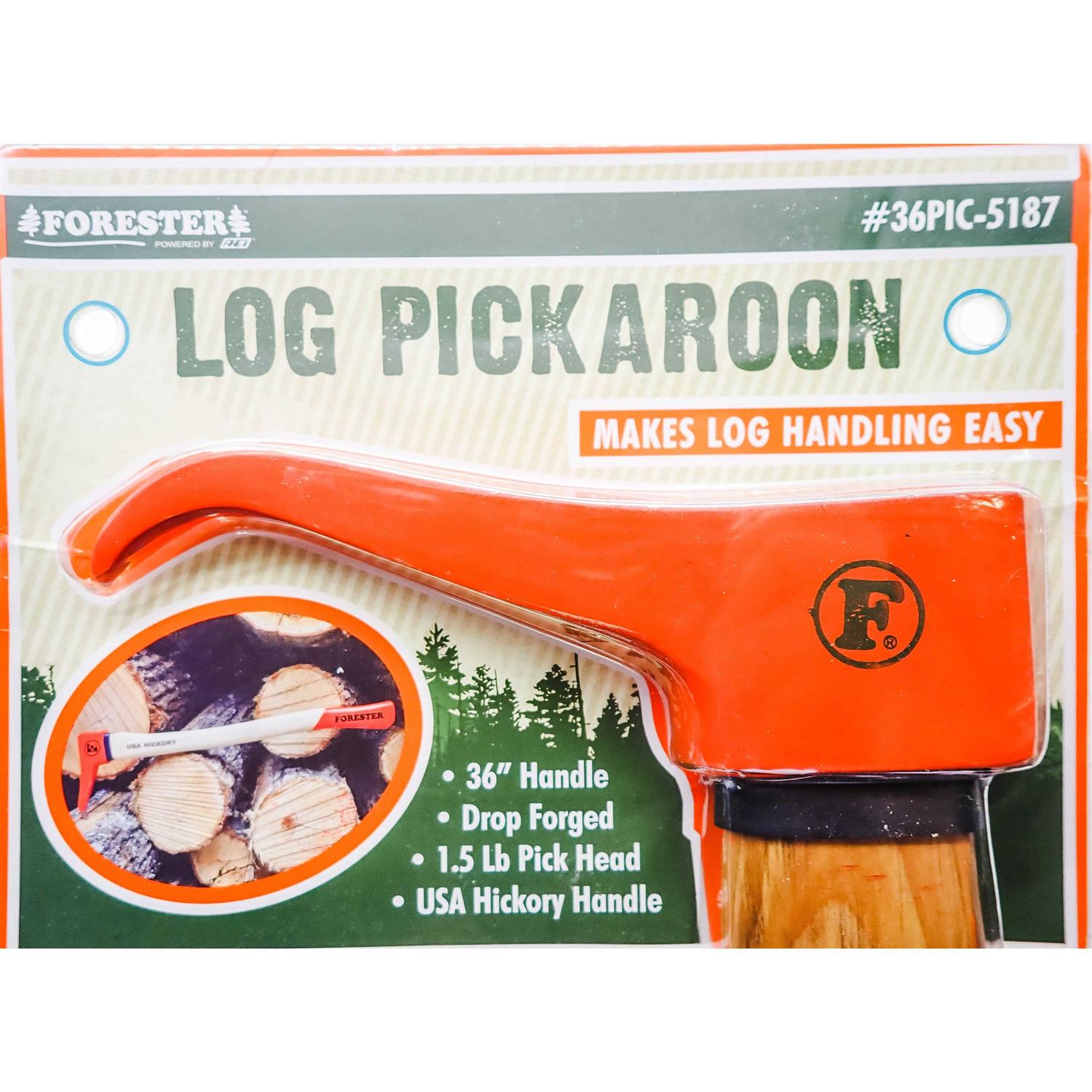 Forester LOG Handling Pickaroon Hickory Handle - MT - Mrs Treak