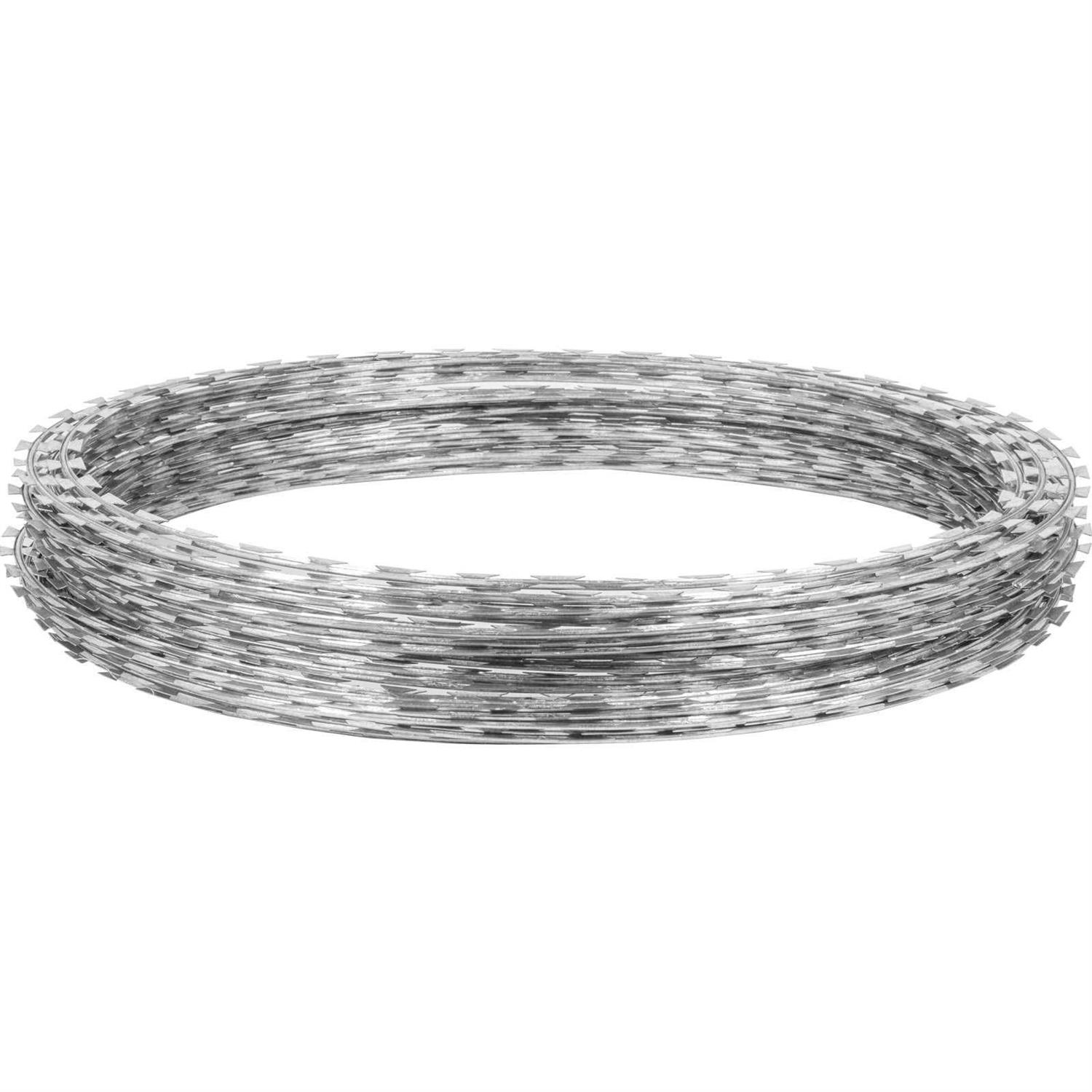 VEVOR Razor Wires Razor Barbed Wire Coils 49 ft Per Roll Razor Wire Fencing Razor Fence - MT - Mrs Treak