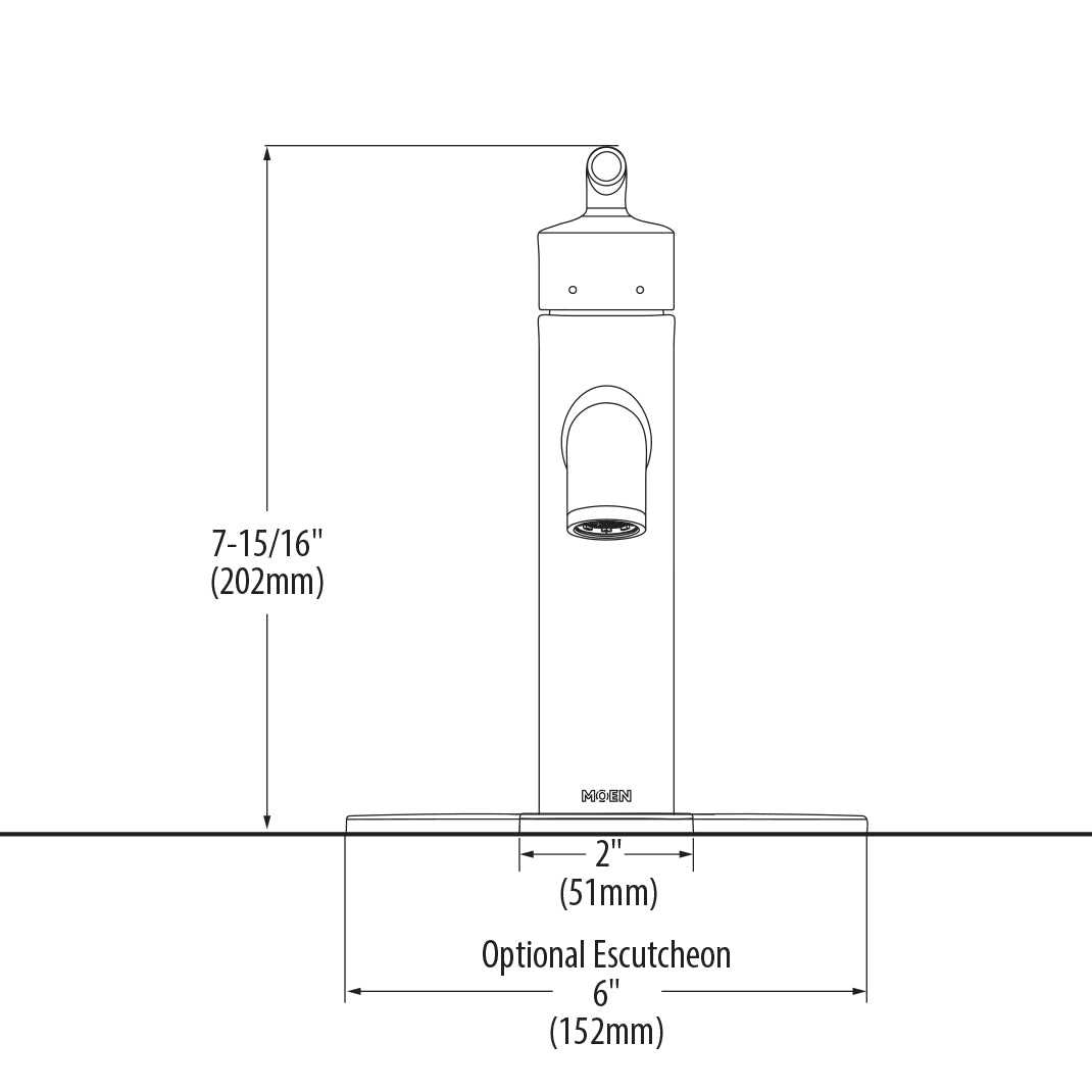 Moen 6145 Gibson One-Handle Bathroom Faucet - MT - Mrs Treak