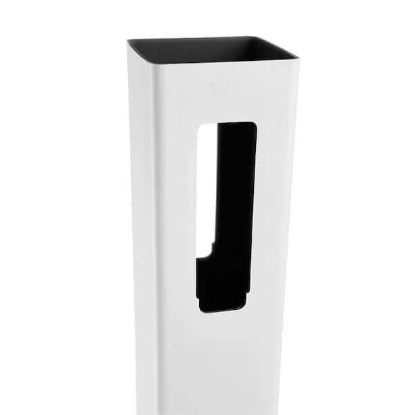 Veranda 5 in. x 5 in. x 9 ft Fairfax Almond Vinyl Privacy Fence End Post - MT - Mrs Treak