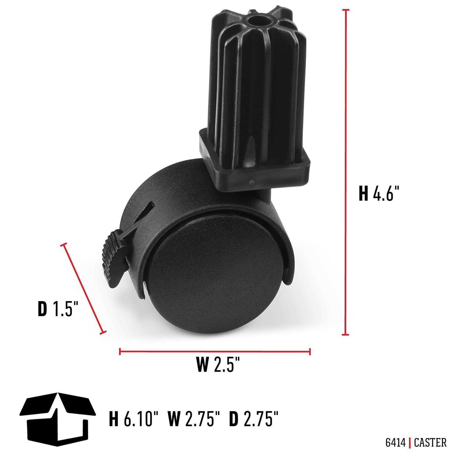 Weber # 70360 Locking Caster - MT - Mrs Treak