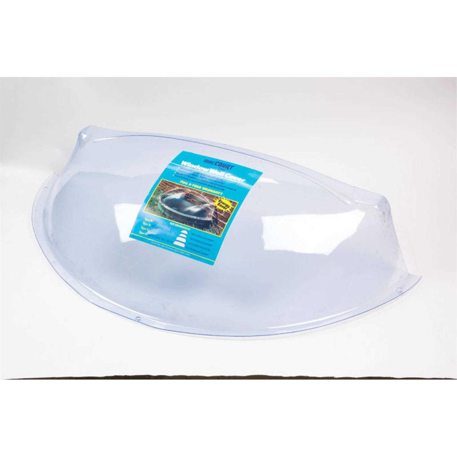 Maccourt Products W3625 Type J Basement Window Cover - MT - Mrs Treak