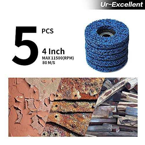 Ur-excellent Stripping Discs Rust Remover Wheel Remove Paint and Oxidation Poly Strip Wheel Disc Abrasive Angle Grinding Wheel - MT - Mrs Treak