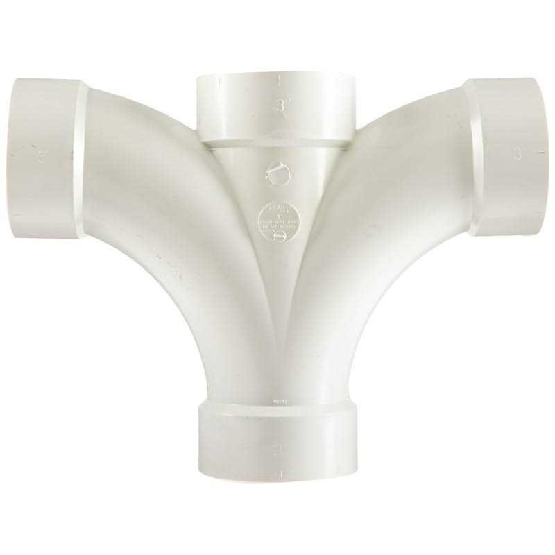 Spears P500 2 PVC DWV Double Fixture Fitting - MT - Mrs Treak