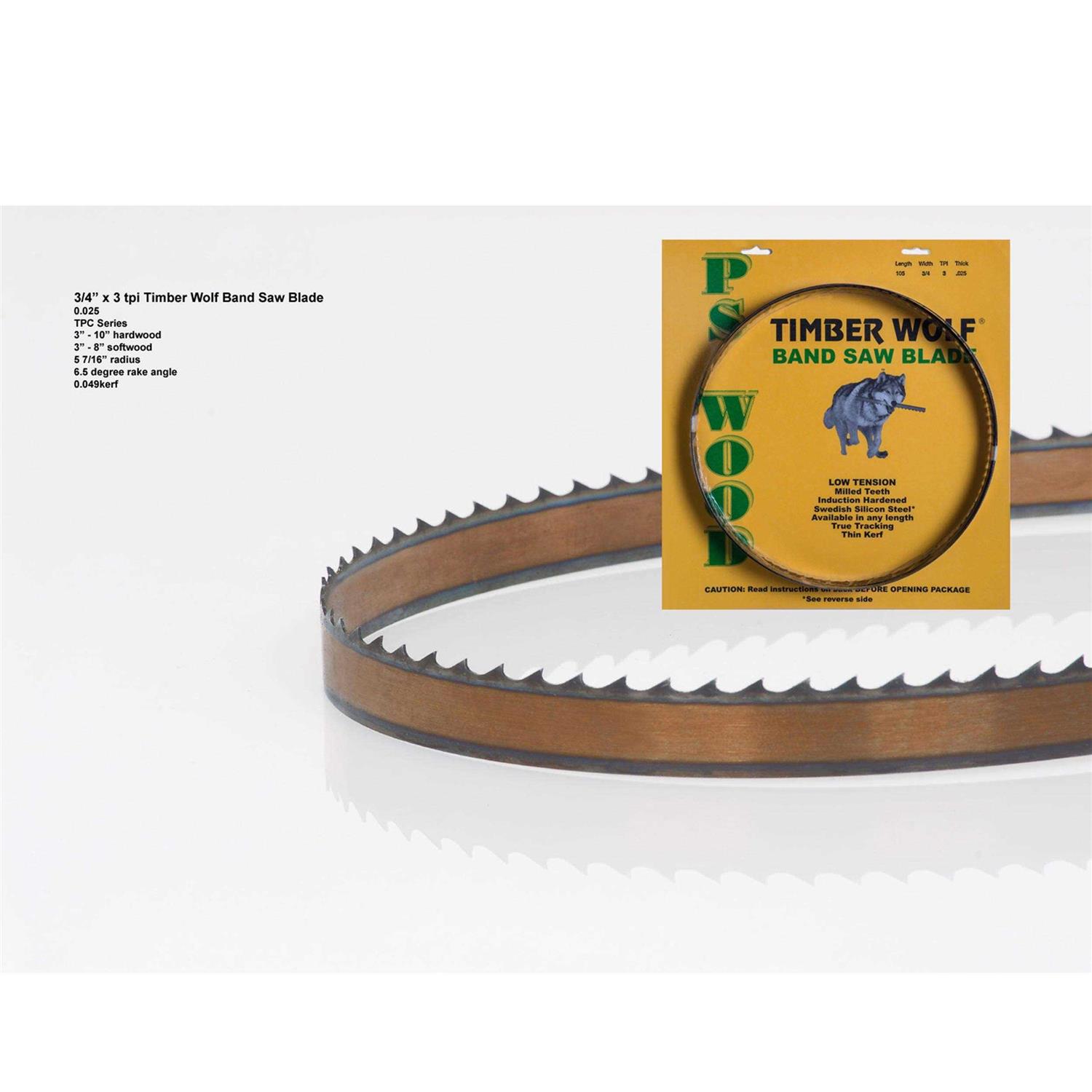 Timber Wolf Bandsaw Blade 1/2 X 80 - MT - Mrs Treak