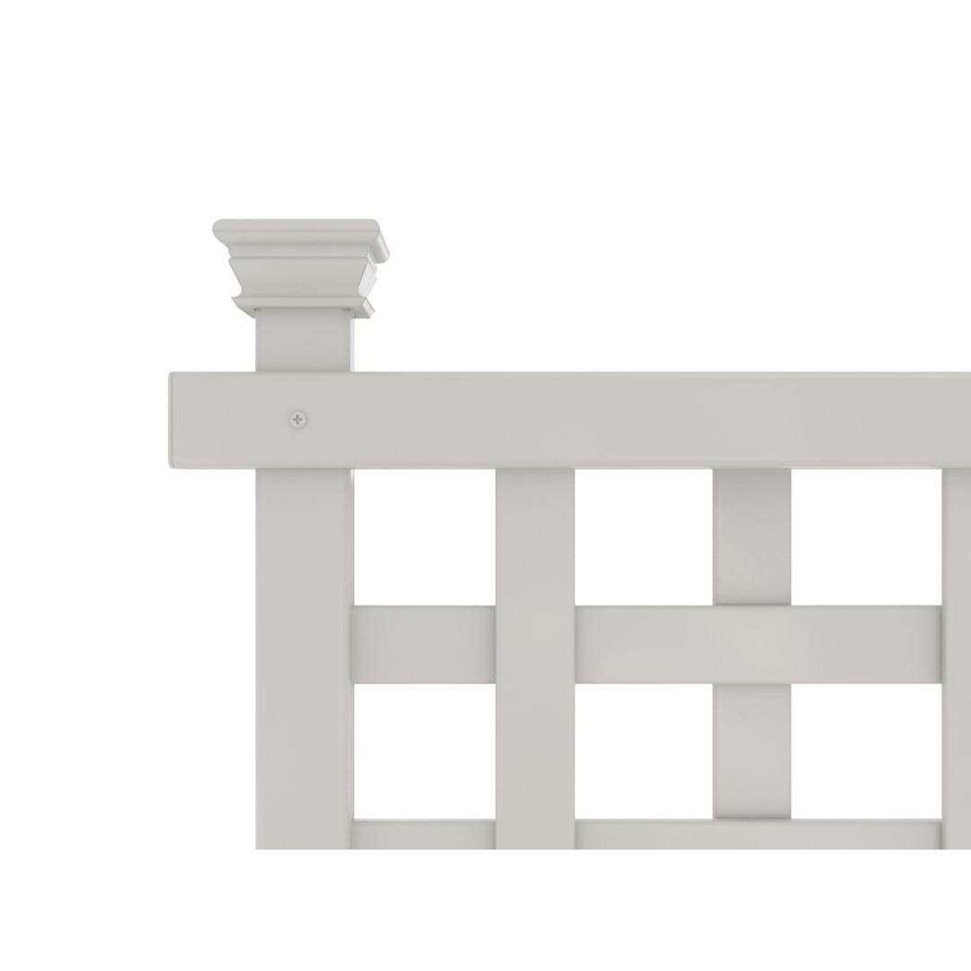 Zippity Outdoor Products Keswick No-Dig Vinyl Privacy Fence and Screen Kit - MT - Mrs Treak