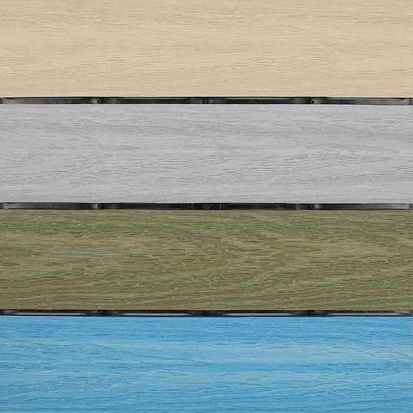 NewTechWood Ultrashield Naturale 1 ft. x 1 ft. Composite Quick Deck Outdoor Deck Tile Sample - MT - Mrs Treak