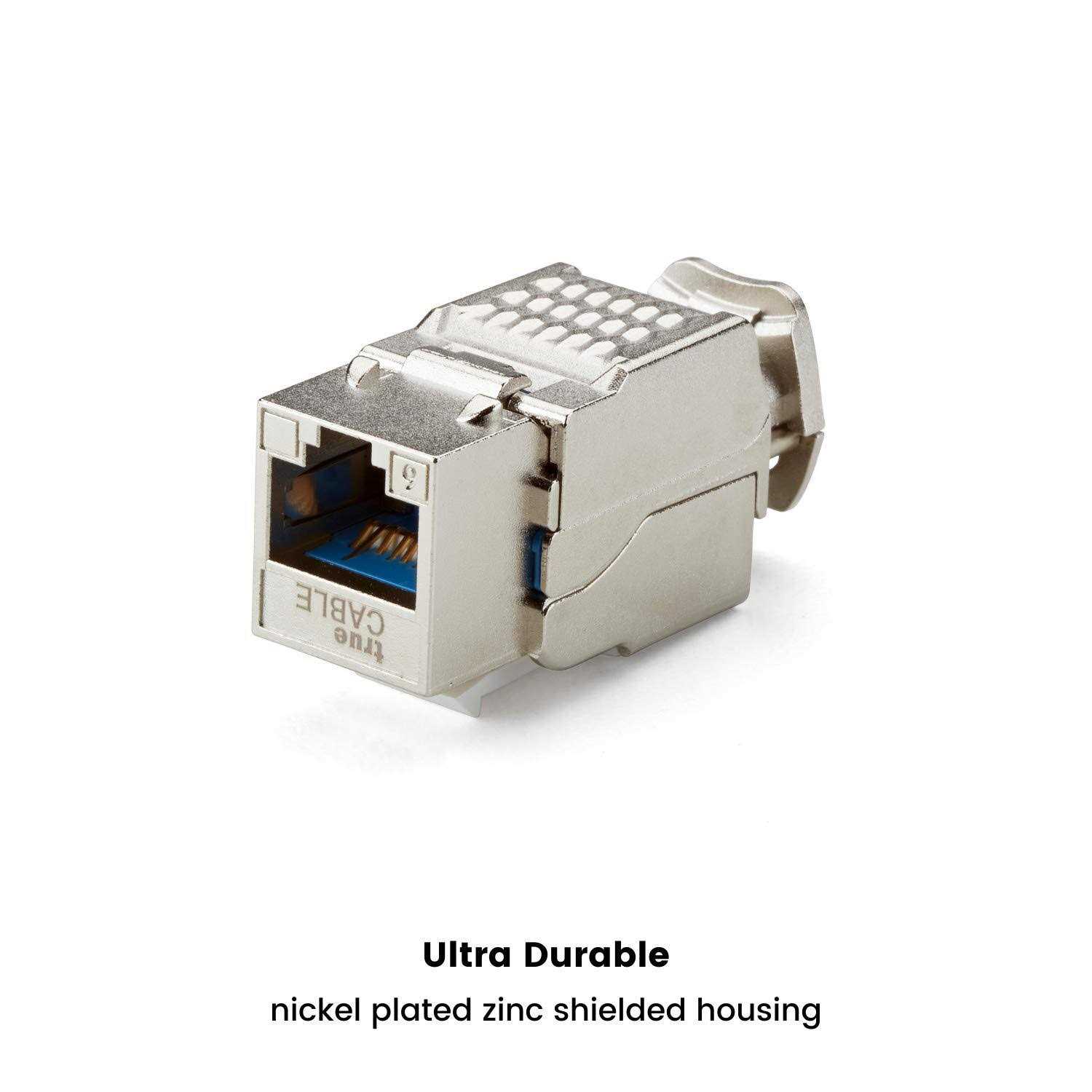 trueCABLE Toolless Component Grade Keystone Jack - MT - Mrs Treak