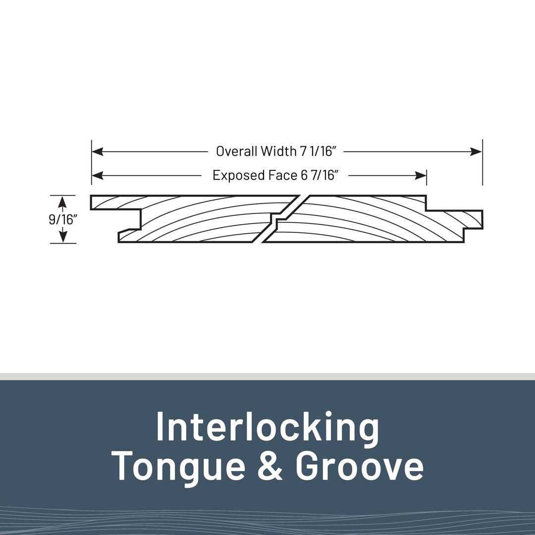 UFP-Edge 6 in. x 6 ft. Timeless Shiplap Smooth Nickel Gap Pine - MT - Mrs Treak