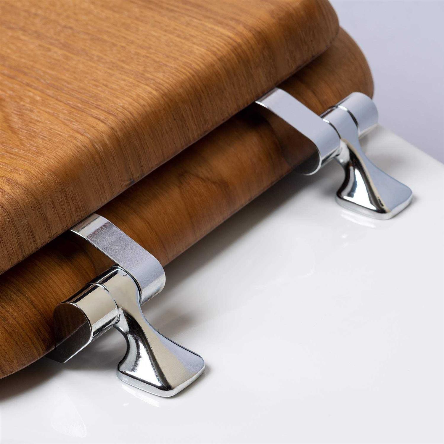 Mayfair Plastic Slow Close Toilet Seat Round White - MT - Mrs Treak