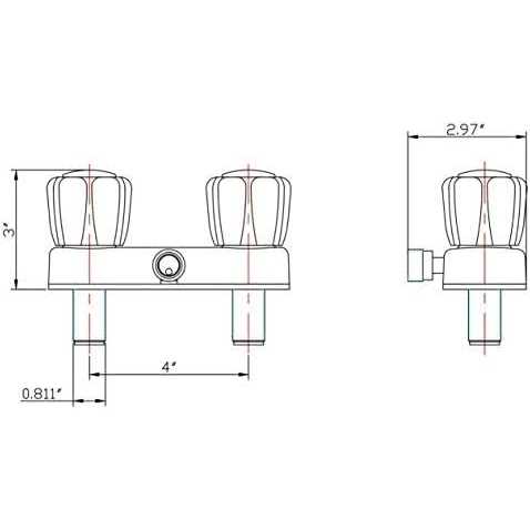 Dura Faucet RV Shower Faucet DF-SA100A-CP - MT - Mrs Treak