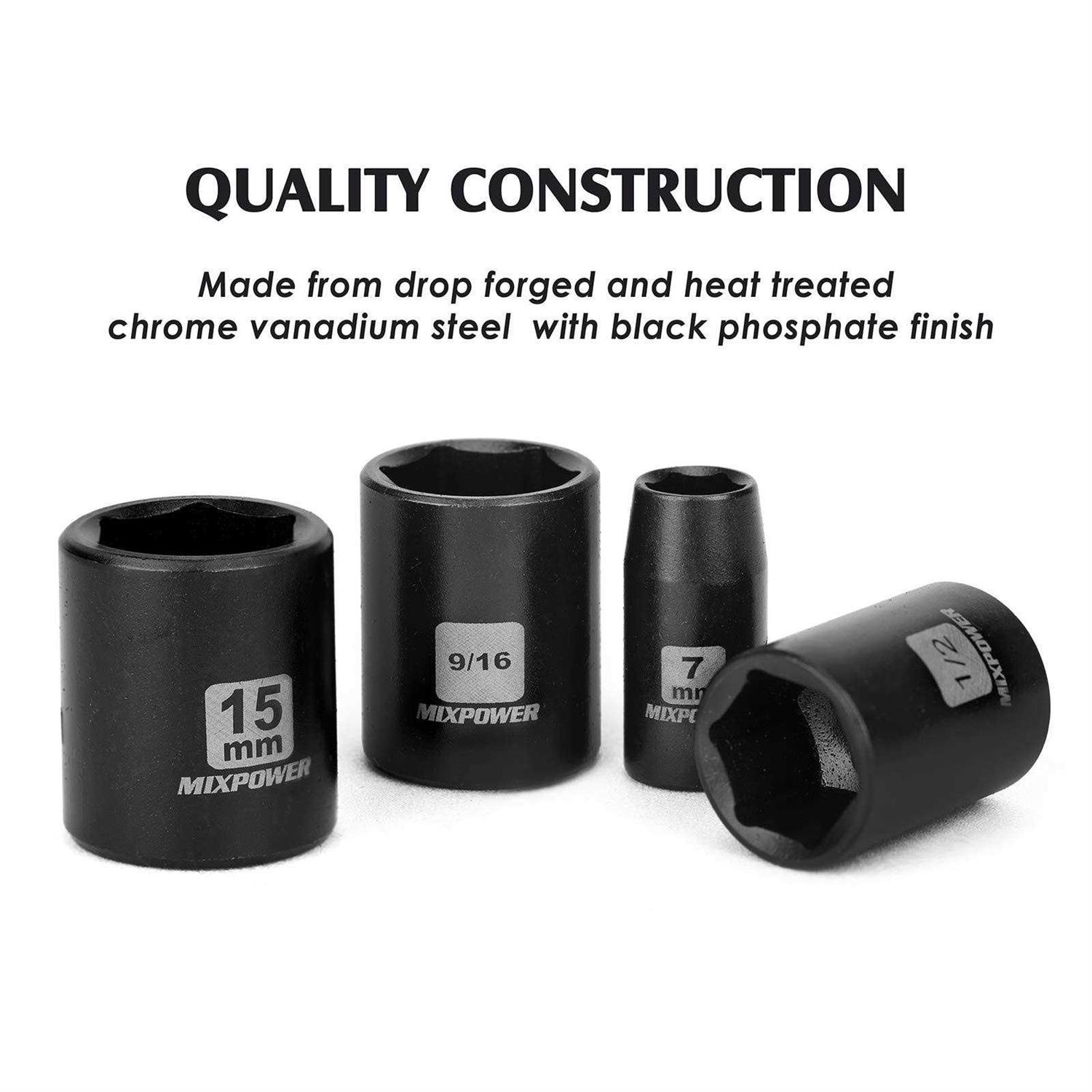 mixpower 25 Piece Torx Bit Socket and Female External Socket Set - MT - Mrs Treak