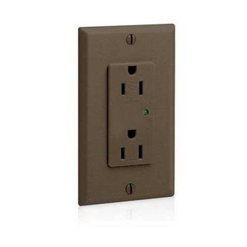Leviton Decora Surge Duplex Receptacle - MT - Mrs Treak