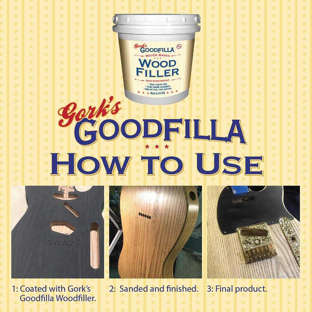 Water-Based Wood & Grain Filler Goodfilla - MT - Mrs Treak