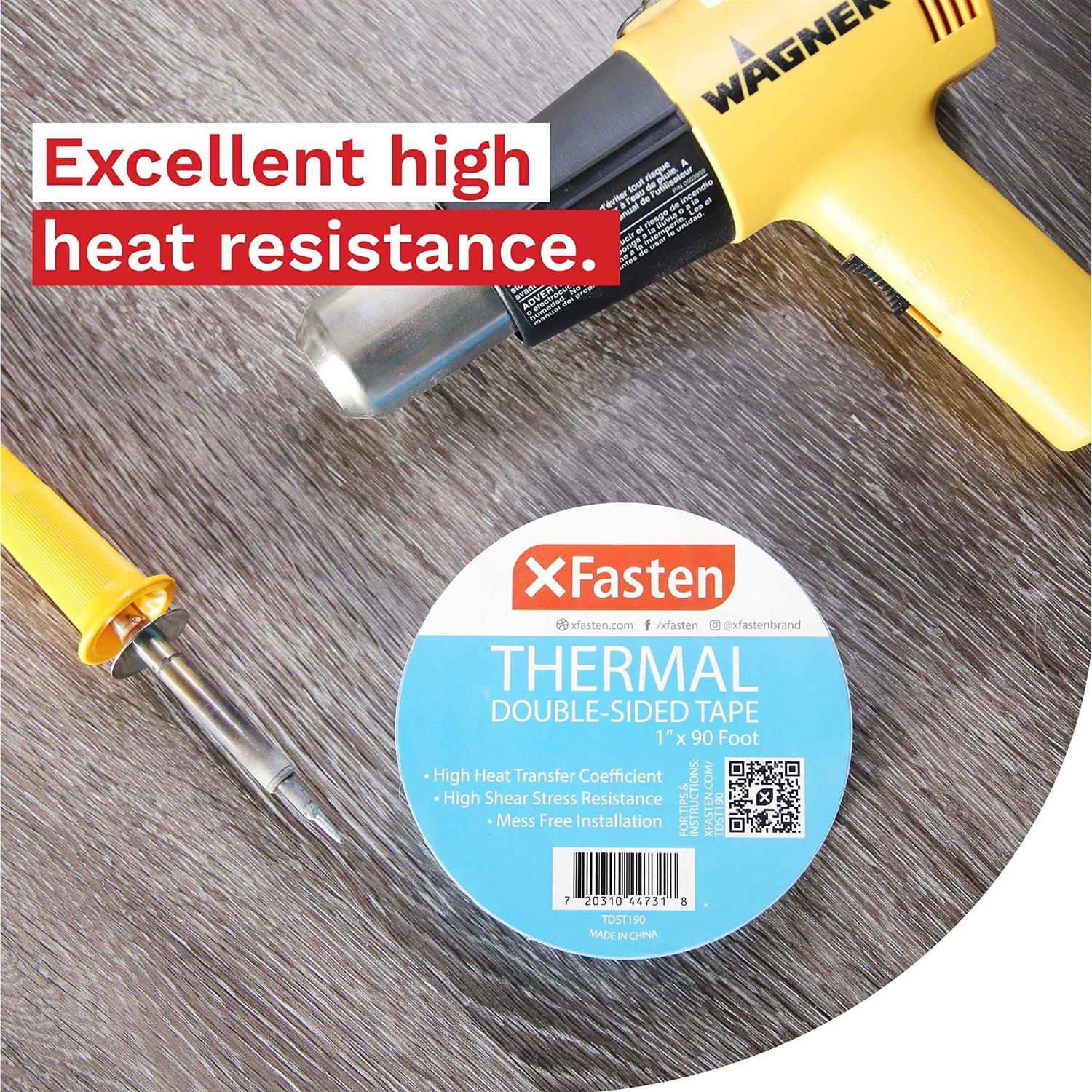 Xfasten Silicone Self Fusing Tape 1-Inch x 36-Foot Silicone Repair Tape - MT - Mrs Treak