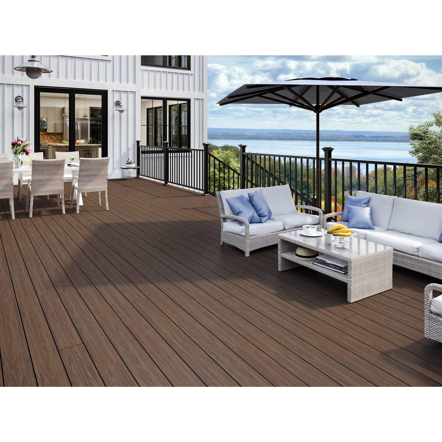 Deckorators Tropics 1-in x 6-in x Hana Brown Composite Deck Board - MT - Mrs Treak