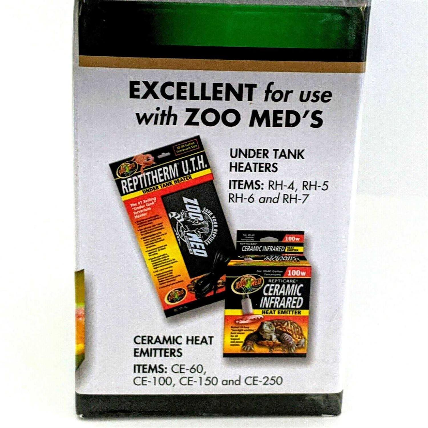 Zoo Med Dual Analog Thermometer & Humidity Gauge - MT - Mrs Treak