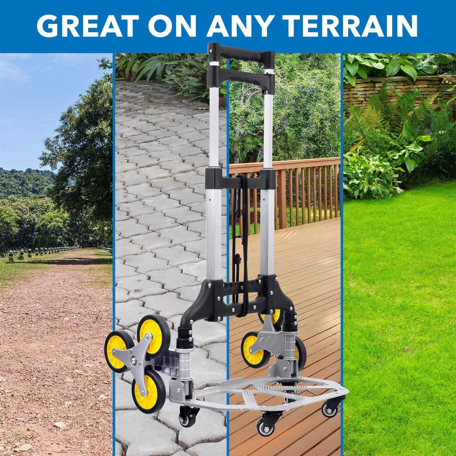 Mount-It! Stair Climber Hand Truck and Dolly - MT - Mrs Treak