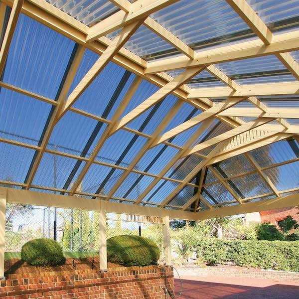 Suntuf 26 in. x 6 ft Polycarbonate Roof Panel - MT - Mrs Treak