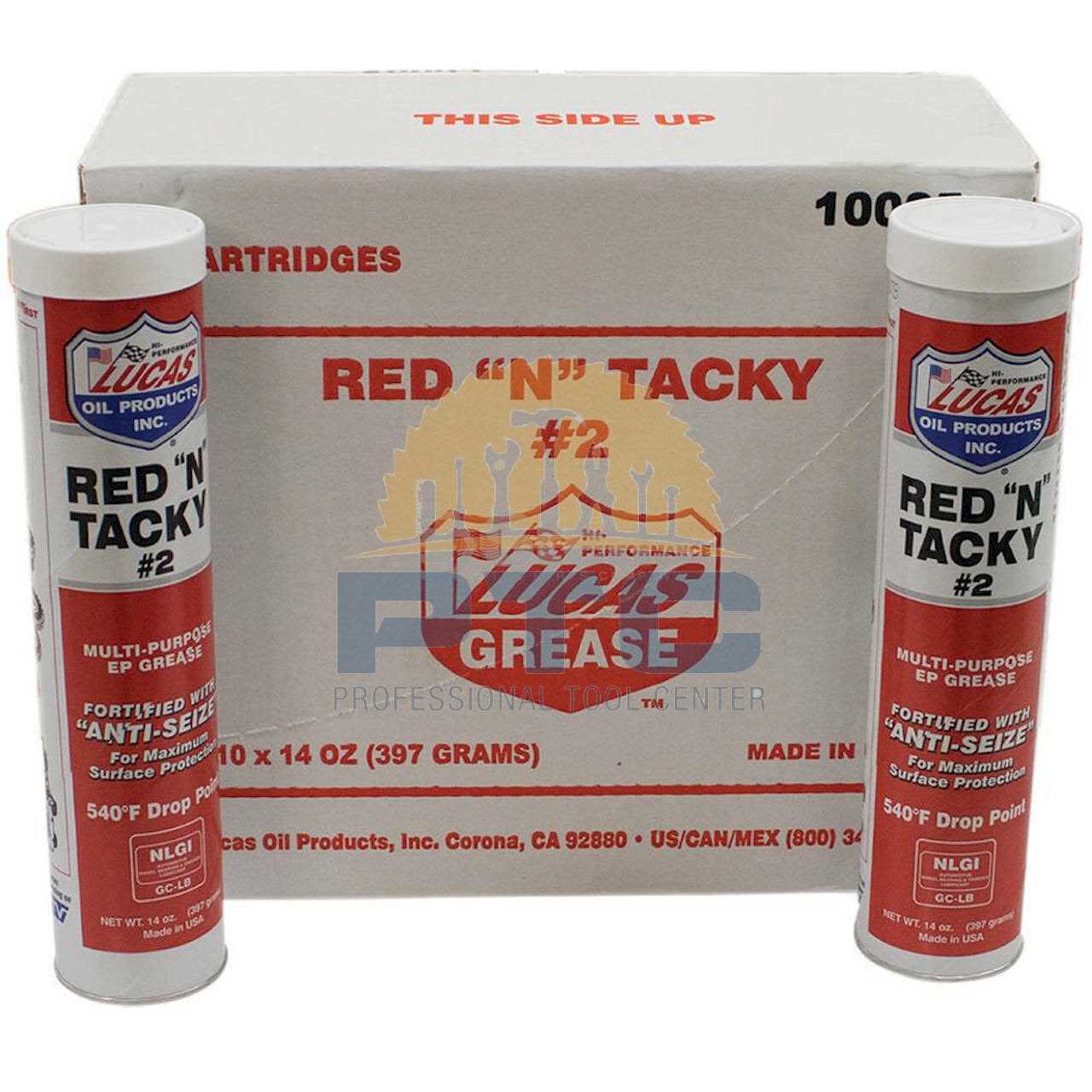 Lucas Oil Stens Red N Tacky Grease 051-611 10 Tubes/14 oz - MT - Mrs Treak